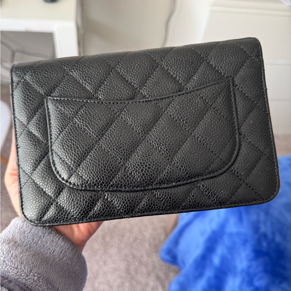 Chanel Black Caviar Quilted WOC - Relisting - Picture 3 of 9